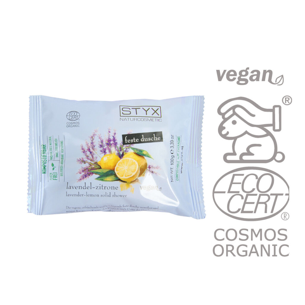 Kostka / Żel pod Prysznic - Lawenda-Cytryna - 100 g